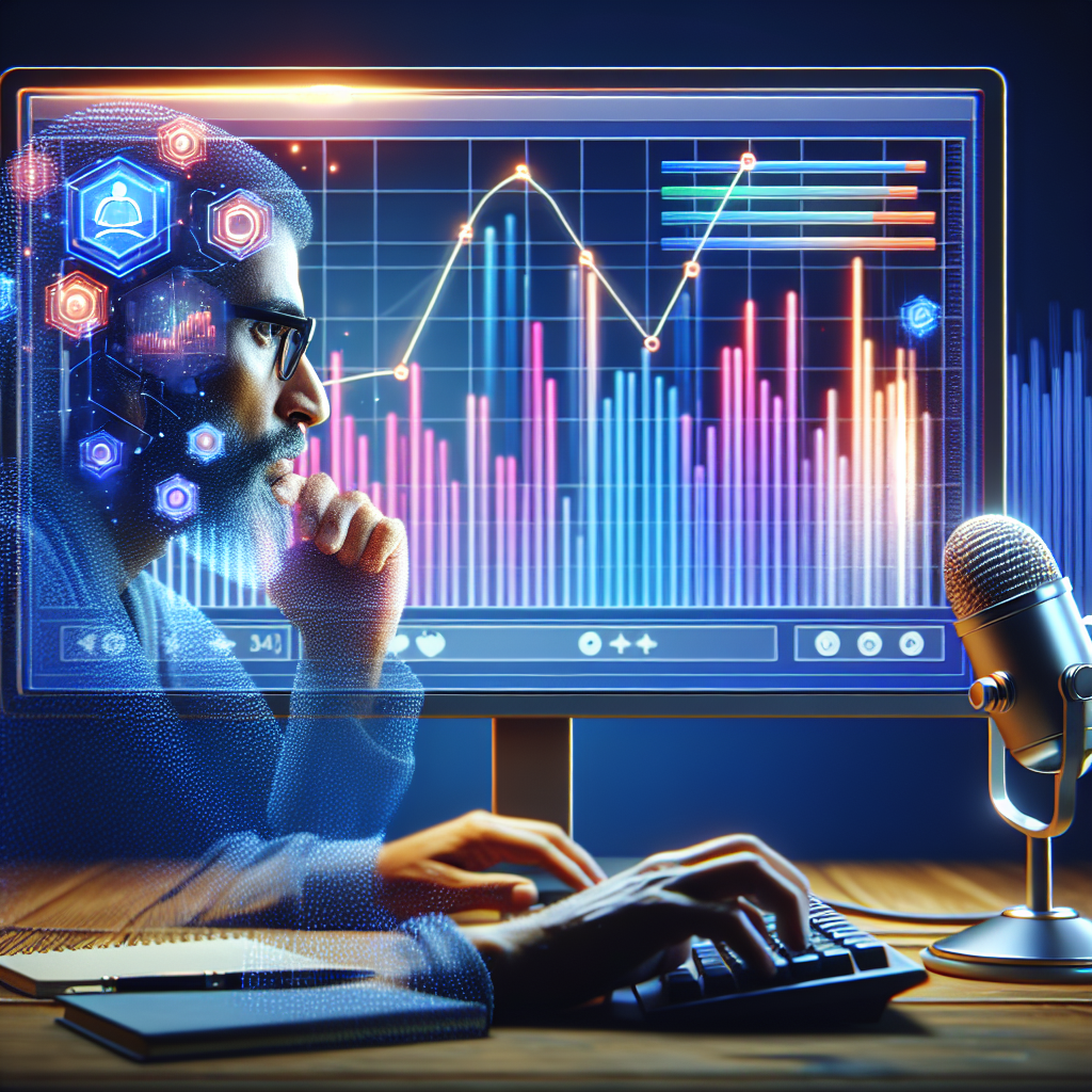 "Gráfico de métricas de rendimiento de Twitch, mostrando estadísticas clave como visualizaciones, interacción y crecimiento de seguidores, utilizado para analizar el rendimiento de transmisiones en la plataforma."