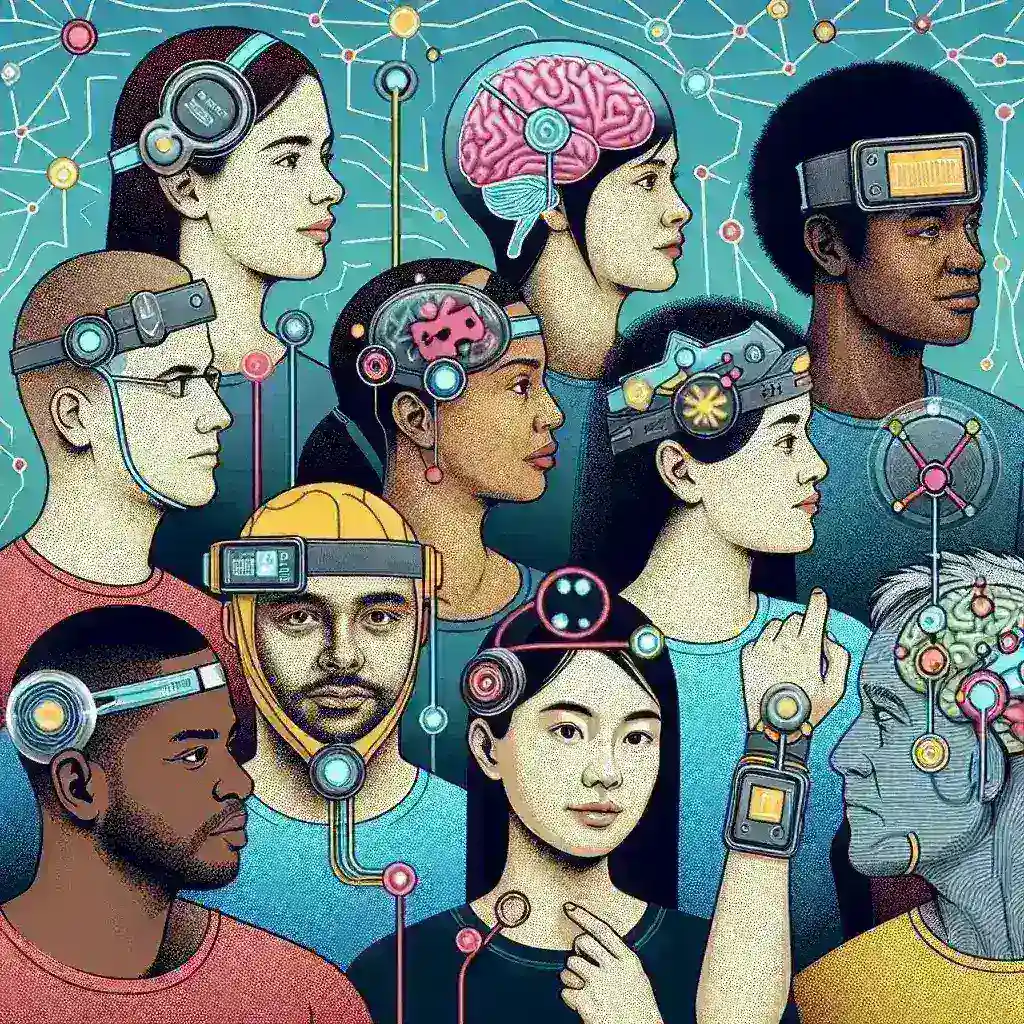 "Dispositivo wearable innovador para salud mental, desarrollado por startups españolas, mostrando diseño moderno y funcionalidades para el bienestar emocional."